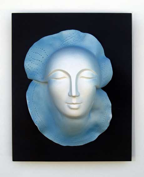 ceramic wall sculpture - Moonsong #2