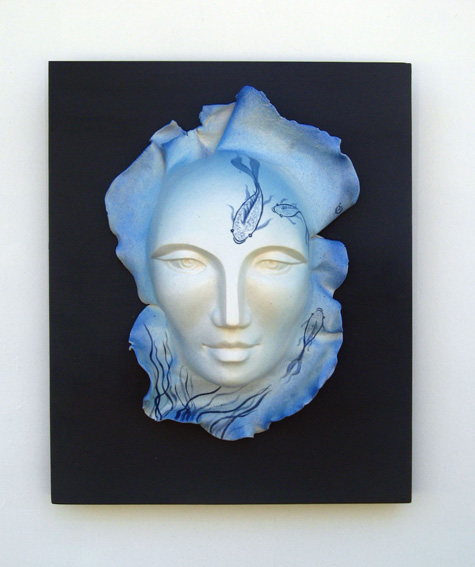 ceramic wall sculpture - Neriad