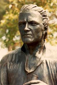 Matthew Flinders bronze sculpture portrait